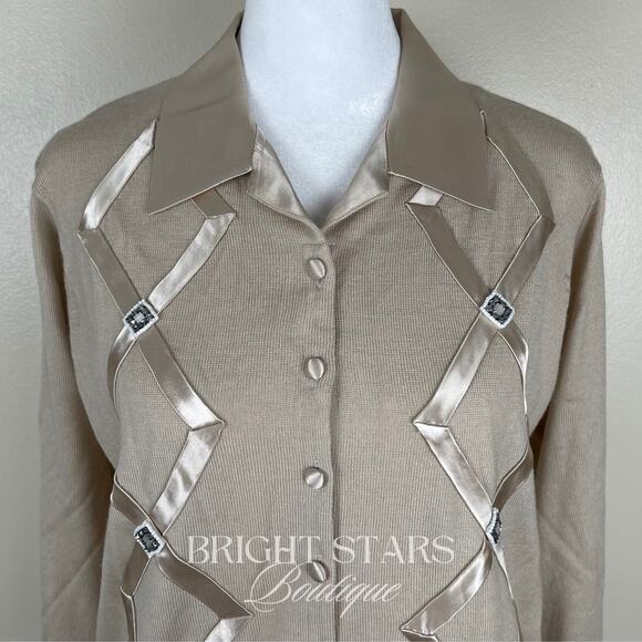 Rare Cardigan ASO Anya Buffy the Vampire Slayer Wool Silk Blend Classic - Picture 7 of 13